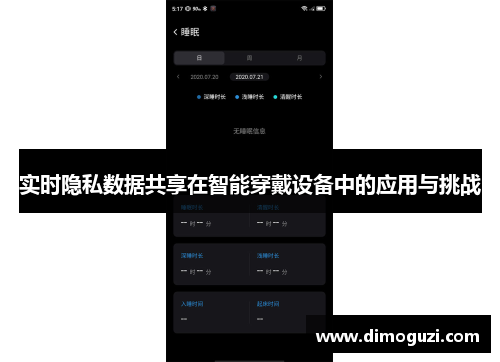 实时隐私数据共享在智能穿戴设备中的应用与挑战